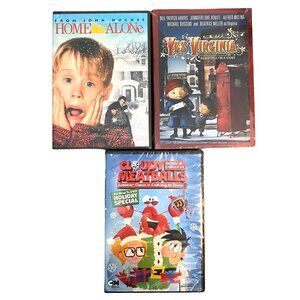 Lot of 3 DVDs Home Alone Yes Viriginia Children Family Christmas Holiday DVD Set